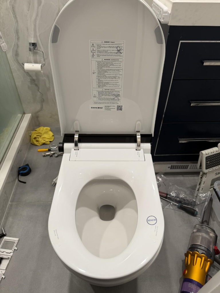 Casta Diva Smart Toilet heated seat and sensor