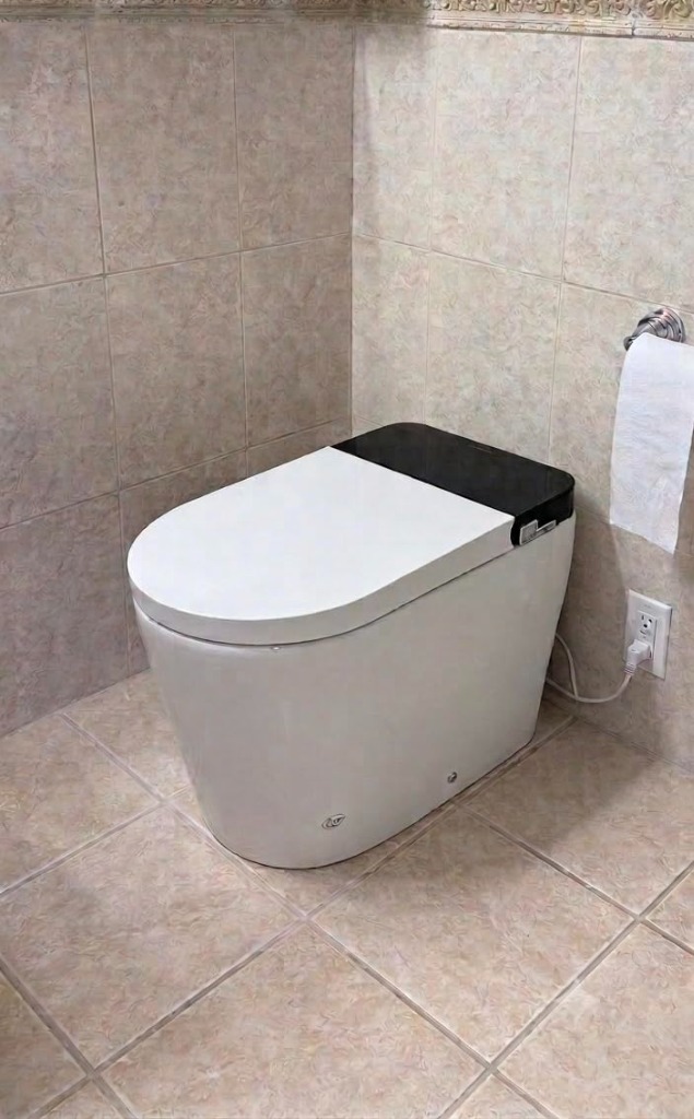 Casta Diva Smart Toilet installed in modern bathroom