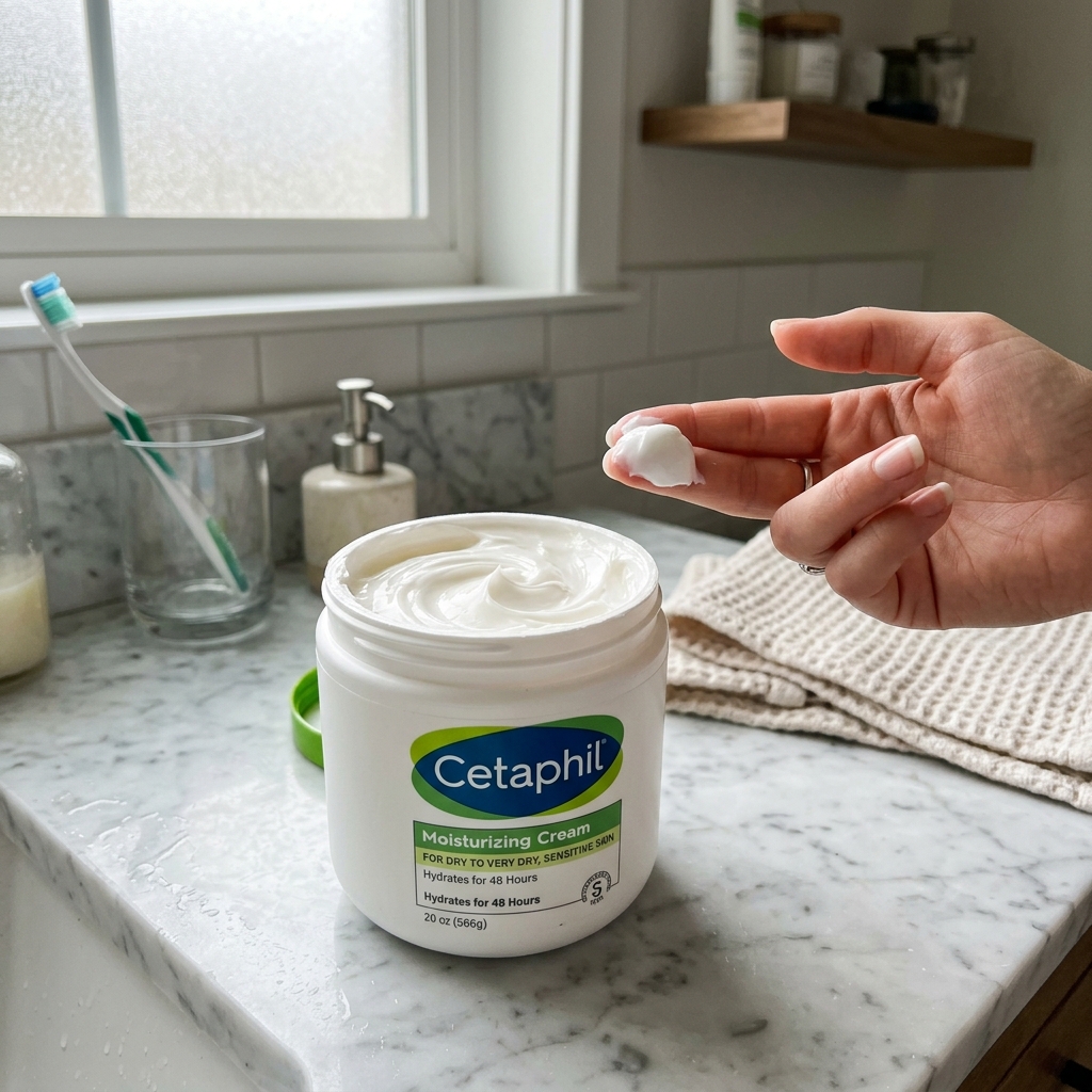Cetaphil Moisturizing Cream for Dry Sensitive Skin (16 oz) Tested