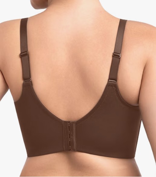 HSIA Minimizer Longline Bra back view with wide smoothing wings