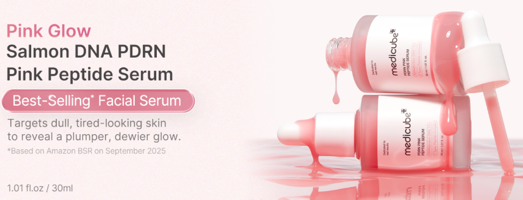 medicube Salmon DNA PDRN Pink Peptide Serum Clinical Banner