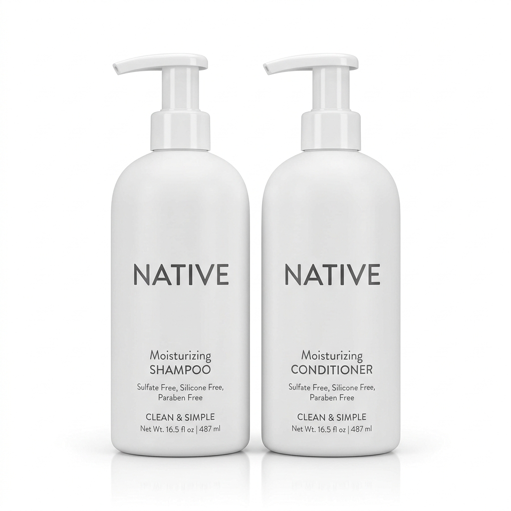 Native Moisturizing Shampoo & Conditioner Set (16.5 fl oz Each)