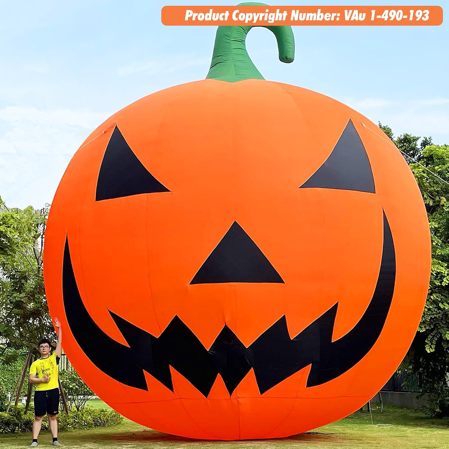 TKLoop Giant Commercial Halloween Inflatable Pumpkin