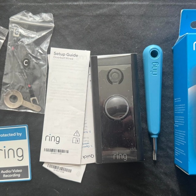 Ring Video Doorbell Wired (1080p HD Video, Advanced Motion Detection, Two-Way Talk)