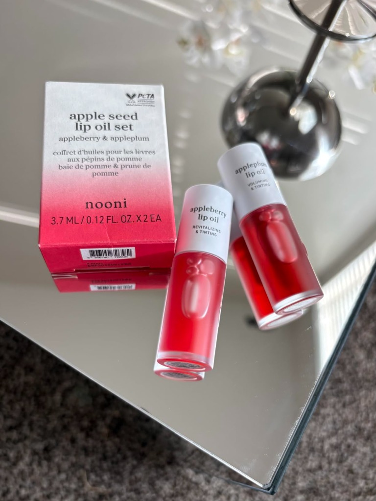 Nooni Apple Seed Lip Oil Set (Appleberry & Appleplum)