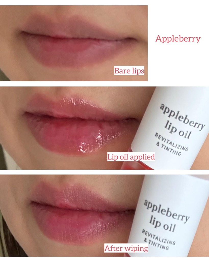 Appleberry 3-Stage Lip Swatch Test