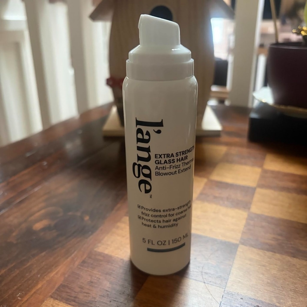 L'ange Hair Glass Hair Extra Strength Anti-Frizz Thermal Blowout Heat Protectant Spray (5 fl oz)